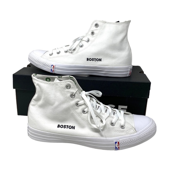 Converse Chuck Taylor High Top Canvas White Men’s Sneakers Custom 164503C-WTGN - Picture 5 of 11